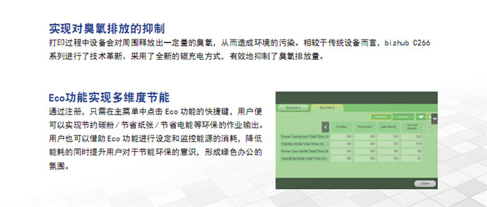 柯尼卡美能達(dá)C266彩色復(fù)印機(jī)Eco功能實(shí)現(xiàn)多維度節(jié)能-科頤辦公