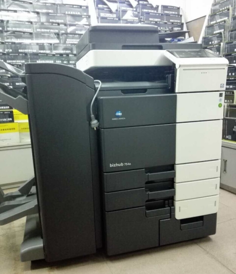 慶祝和承信息給圖書館成功安裝柯尼卡美能達BH754e復印機