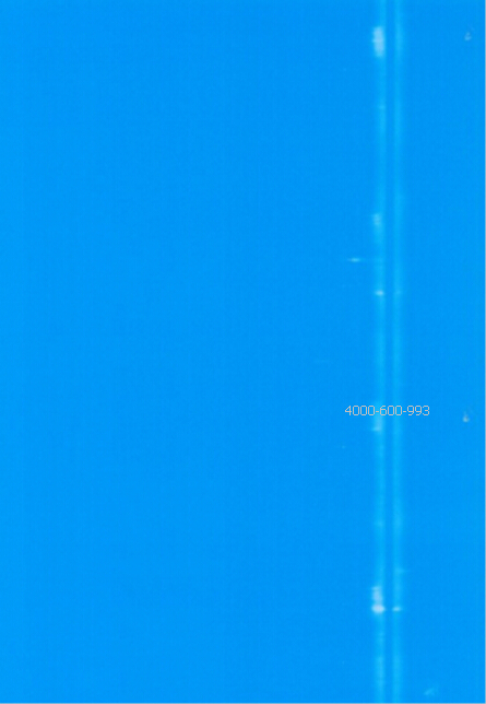 柯尼卡美能達彩色復印機C220打印出現白色橫線藍色單色效果圖-科頤辦公 柯尼卡美能達彩色復印機C220打印出現白色橫線藍色單色效果圖-科頤辦公